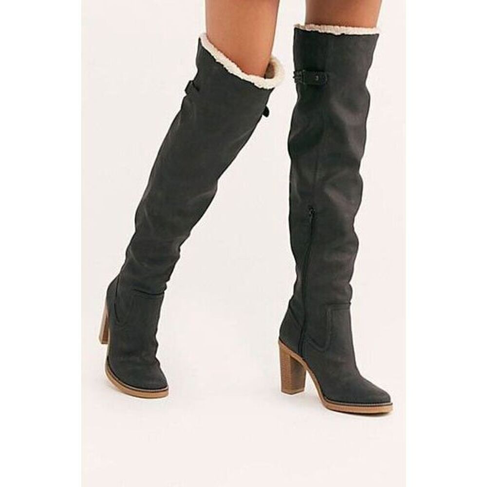 Free People Vegan Blake Heel Boot Size 41